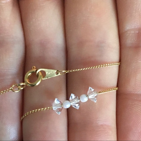 Two Delicate and Dainty Vintage Gold Tone Necklaces - Picture 11 of 16